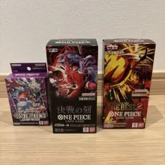 ポ*7様 ワンピースカード　box テープ付き 3個セット　未開封　テープ付き ポ*7様 ワンピースカード box テープ付き 3個セット 未開封 テープ付き