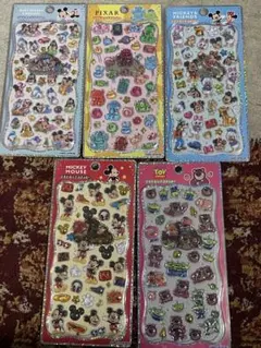 カミオジャパンプチドロップステッカーディズニー５枚セット