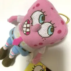 スポンジボブ　ラブリーパンツ　ぬいぐるみストラップ　タグ付き
