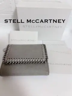 STELL McCARTNEY 折り財布　グレー　チェーン