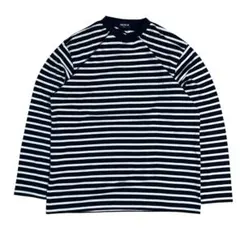 90s OLD UNIQLO y2k ボーダーロンT アーカイブ グランジ