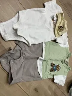 プティマイン　ベビー服　カバーオール　2点セット