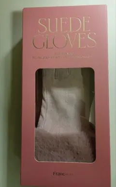 Francfranc スエードグローブ ピンク