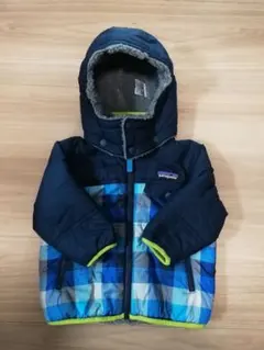 Patagonia キッズ　リバーシブルダウン（30）