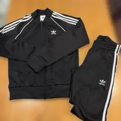 adidas originals ジャージセットアップ ブラックのサムネイル