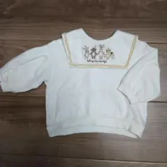 バースデイ cottoli コトリ セーラー お散歩 トレーナー 80