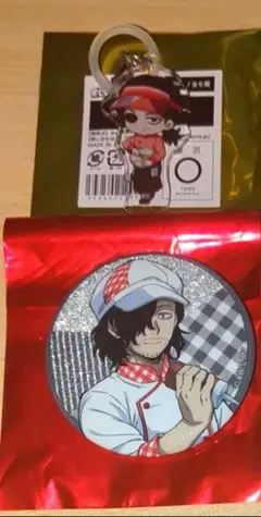 僕のヒーローアカデミア マリオンクレープ 缶バッジ めじるしキーホルダー セット