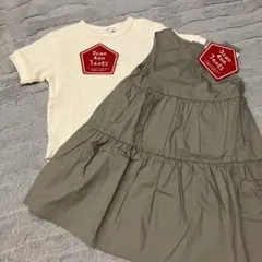 新品 3can4on ノースリーブワンピースセットのサムネイル