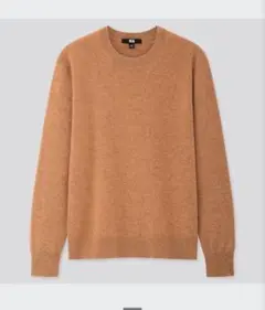 カシミヤクルーネックセーター（長袖）　カシミア100 ニット　セーターカジュアル