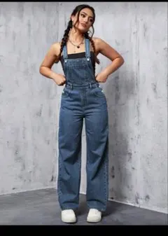 デニムオーバーオール サロペット