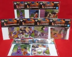 ドラゴンボール一番くじI賞フレークプリズムステッカー 7種　合計9点