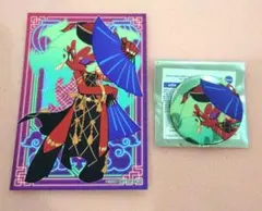 パンティ&ストッキング　チャイナver　缶バッジ　特典カード　スキャンティ