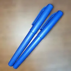 無印良品 水性サインペン 青