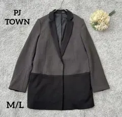 PEACH JOHN ピーチジョンバイカラージャケット コート M/L PJ