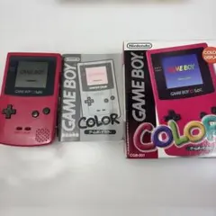 GAME BOY COLOR 赤 CGB-001 取扱説明書付き