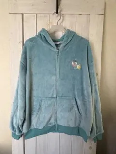 ハンギョドン水色 パーカー Lサイズ