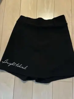 アナップガール 黒 スウェットスカートパンツ