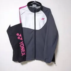 YONEX ウォームアップジャケット Lサイズ ダブルヒートカプセル ピンク 白