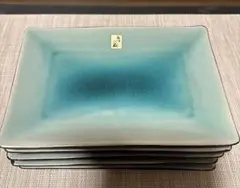 魚皿　陶器製 皿 5枚セット【未使用品】