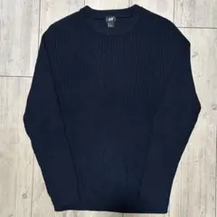 H&M エイチアンドエム ニット セーター ネイビー Sサイズ