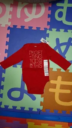 【オールドネイビー】長袖 ロンパース ユーモア 60