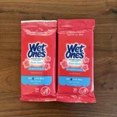 Wet Ones ウェットワンズ ウェットティッシュ 20枚入り×2個セット
