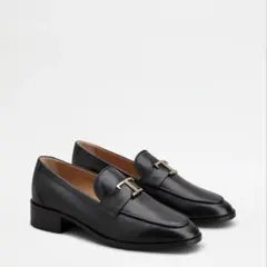 HERMES モカシン ジュリア 36.5 ブラック - メルカリ
