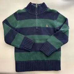 ラルフローレン　クリスマスカラー　セーター 5 ネイビー/グリーン