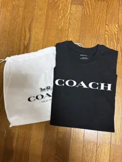 COACH Tシャツ ブラック ロゴプリントのサムネイル
