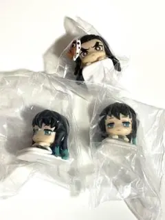 無一郎、有一郎、鋼鐵塚さん おねむたん フィギュア