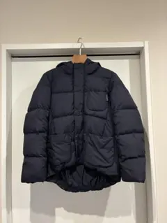 Gymphlex ジムフレックス　ネイビー フード付き ダウンジャケット