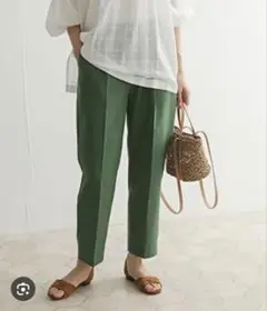 アーバンリサーチドアーズ　UR TECH スラックス グリーン