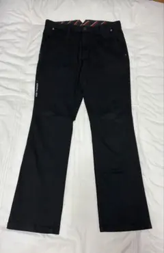 アドミラルゴルフ ロングパンツ メンズ Lサイズ 黒 秋冬