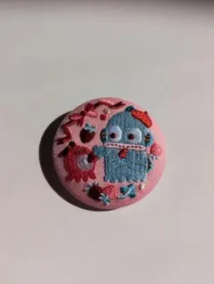 ハンギョドン刺繍缶バッチ