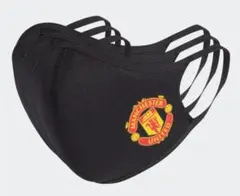 Adidas マスク マンチェスターユナイテッド 黒 新品未使用 3枚セット