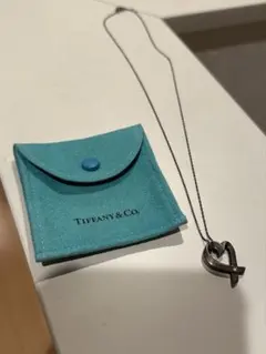 ティファニーのパロマ・ピカソ ラビング ハート ペンダント ネックレス　925製