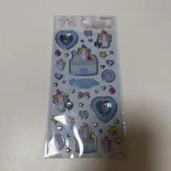 Sanrio キラキラジュエルシール Y2Kホイップ　ふわふわにゃんこ