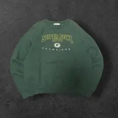 LEE NFL グリーンベイ・パッカーズ スウェット 90s USA製 短丈幅広