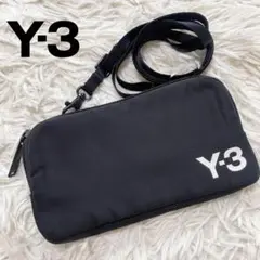 【美品】Y-3 ロゴ ポーチCARABINER POUCHショルダーポーチ黒