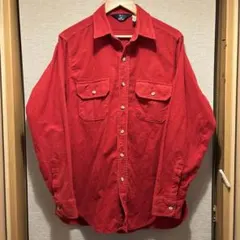 USA製 70s woolrich シャモアクロス 赤 ウールリッチ