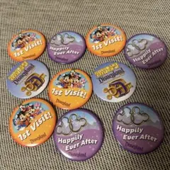 ディズニー 缶バッジ 10個セット