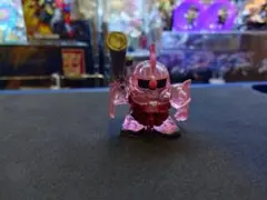 SDガンダムフルカラー　シャア専用ザク　クリア