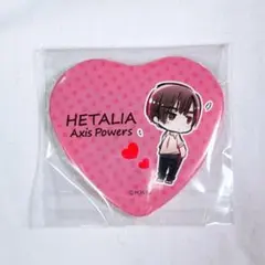 ヘタリア ヒサゴ ハート缶バッジ 日本