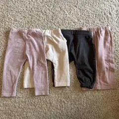 レギンス4点セット 80cm 秋冬用