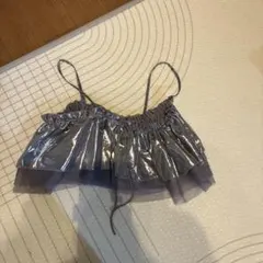 グレー フリル ビスチェのサムネイル