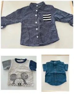 トップス　(3点セット) シャツ