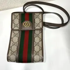 グッチ GUCCI GG キャンバスショルダーバッグ スマホショルダーバッグ