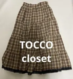 TOCCO closet チェックスカートのサムネイル