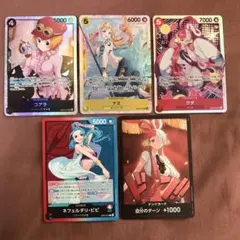 ONEPIECEカードHeroinesEdition ナミ　ウタ　コアラ　SR