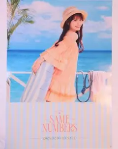39th Same Numbers 会場限定ポスター　田村真佑